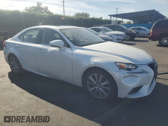 2014 Lexus IS 250 with VIN JTHBF1D26E5019024, listed as a Copart auction lot 55528605 with Not Provided miles and Salvage Title. Bid and sale history available at DreamBid. Image 4.