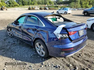 2023 Audi A3 Premium with VIN WAUAUDGY8PA101137, listed as a Copart auction lot 69938283 with 0 mi miles. Bid and sale history available at carsss.com. Image 2.