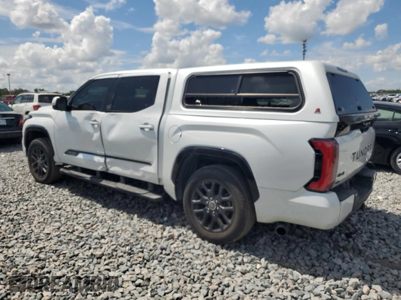 2023 Toyota Tundra Platinum with VIN 5TFNA5DB6PX097041, listed as a Copart auction lot 61903835 with 34,547 mi miles and Salvage title. Bid and sale history available at DreamBid. Image 2.