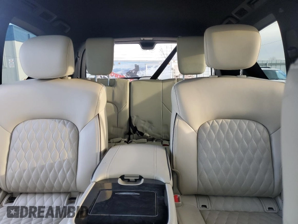 2021 Infiniti QX80 SENSORY with VIN JN8AZ2BE4M9273804, listed as a Copart auction lot 82141324 with 57,873 mi miles and Salvage Title. Bid and sale history available at carsss.com. Image 10.