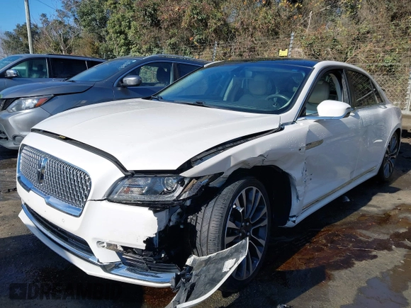 2018 Lincoln Continental Select with VIN 1LN6L9SK1J5601485, listed as a IAAI auction lot 41185264 with 53,351 mi miles. Bid and sale history available at carsss.com. Image 17.