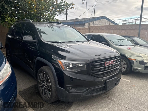 2019 GMC Acadia SLT with VIN 1GKKNMLA7KZ207784, listed as a Copart auction lot 44655345 with 46,560 mi miles and Salvage Title. Bid and sale history available at carsss.com. Image 1.