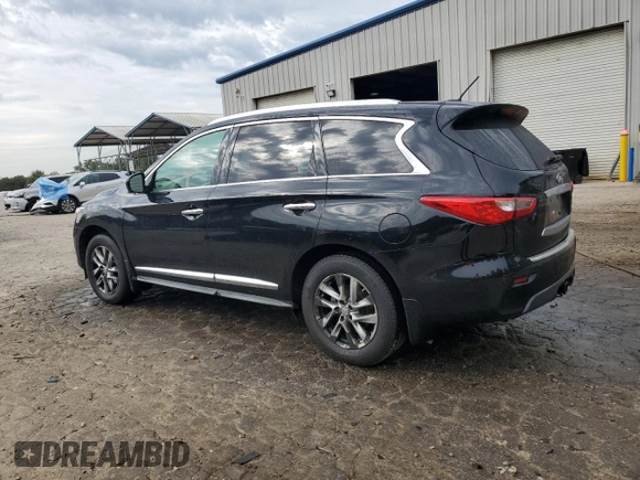 2013 Infiniti JX35 with VIN 5N1AL0MMXDC306745, listed as a Copart auction lot 74531614 with 132,460 mi miles and Salvage Title. Bid and sale history available at carsss.com. Image 2.