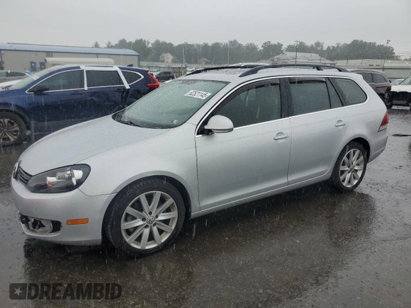 2012 Volkswagen Jetta TDI w/Sunroof & Nav with VIN 3VWPL7AJ1CM641355, listed as a Copart auction lot 62521145 with 94,791 mi miles and Salvage title. Bid and sale history available at DreamBid. Image 1.