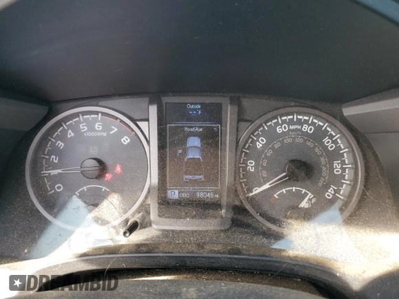 2017 Toyota Tacoma SR5 with VIN 3TMCZ5AN4HM110634, listed as a Copart auction lot 78436244 with 98,046 mi miles and Salvage Title. Bid and sale history available at carsss.com. Image 9.