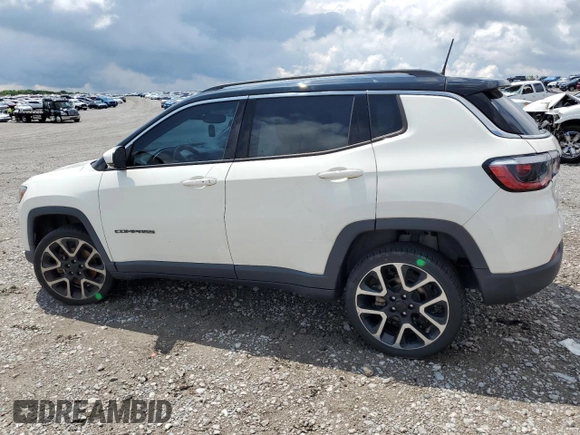 2017 Jeep Compass Limited z VIN 3C4NJDCB9HT688277, wystawiony jako Copart lot #56498515 z przebiegiem 76 960 mil mil oraz Szkoda całkowita • Salvage title. Historia ofert i sprzedaży dostępna na DreamBid. Obrazek 2.