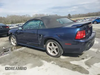 2003 Ford Mustang GT Deluxe with VIN 1FAFP45X23F332063, listed as a Copart auction lot 47384245 with 168,656 mi miles and Salvage Title. Bid and sale history available at carsss.com. Image 2.