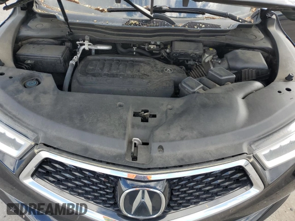 2019 Acura MDX with VIN 5J8YD4H36KL036503, listed as a Copart auction lot 52548425 with 91,741 mi miles and Salvage title. Bid and sale history available at DreamBid. Image 12.