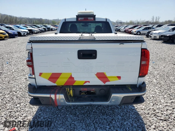 2022 Chevrolet Colorado 2WD Work Truck z VIN 1GCHSBEA8N1140471, wystawiony jako Copart lot #46186945 z przebiegiem 80 692 mil mil oraz Szkoda całkowita • Salvage title. Historia ofert i sprzedaży dostępna na DreamBid. Obrazek 6.