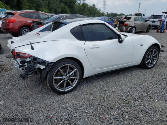 2023 Mazda MX-5 Miata RF Grand Touring with VIN JM1NDAM7XP0562134, listed as a Copart auction lot 66662544 with 6,126 mi miles and Salvage Title. Bid and sale history available at carsss.com. Image 3.