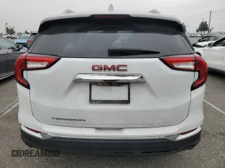 2022 GMC Terrain SLT with VIN 3GKALPEV0NL211156, listed as a Copart auction lot 55300465 with 57,319 mi miles and Salvage Title. Bid and sale history available at DreamBid. Image 6.