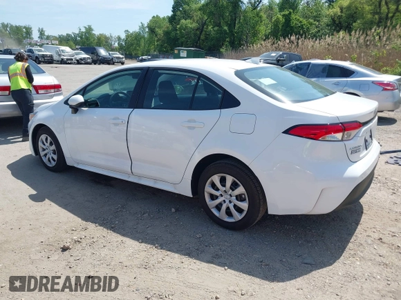 2024 Toyota Corolla LE с VIN 5YFB4MDEXRP183209, выставлен на аукционе IAAI как лот 41951119 с пробегом 5 506 миль миль и . История ставок и продаж доступна на DreamBid. Изображение 3.