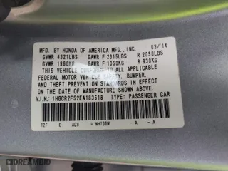 2014 Honda Accord Sedan Sport with VIN 1HGCR2F52EA183518, listed as a IAAI auction lot 41507045 with 174,694 mi miles. Bid and sale history available at carsss.com. Image 9.