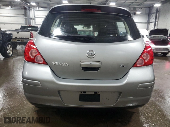 2008 Nissan Versa 1.8 S with VIN 3N1BC13E98L418314, listed as a Copart auction lot 87927385 with 237,831 mi miles and Salvage Title. Bid and sale history available at carsss.com. Image 6.