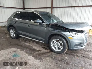 2018 Audi Q5 Premium Plus with VIN WA1BNAFY4J2163960, listed as a IAAI auction lot 41758638 with 59,803 mi miles. Bid and sale history available at carsss.com. Image 1.