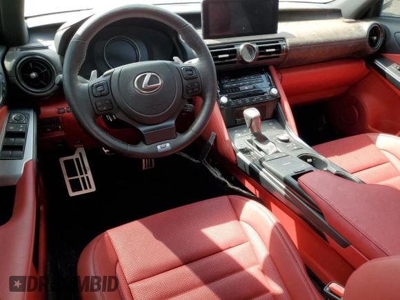 2023 Lexus IS with VIN JTHAP1D24P5003318, listed as a Copart auction lot 69824664 with 999,999 mi miles and Salvage Title. Bid and sale history available at carsss.com. Image 8.
