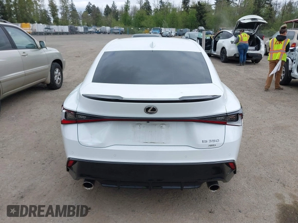 2023 Lexus IS 350 F Sport with VIN JTHGZ1E22P5029273, listed as a IAAI auction lot 42141081 with 24,798 mi miles and . Bid and sale history available at DreamBid. Image 16.