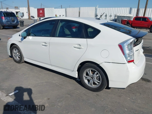 2011 Toyota Prius I with VIN JTDKN3DU6B1342882, listed as a IAAI auction lot 41763788 with 137,120 mi miles. Bid and sale history available at carsss.com. Image 3.