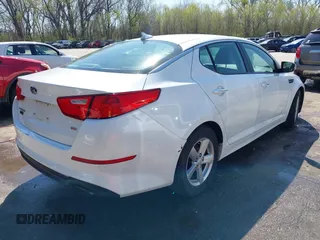 2014 Kia Optima LX with VIN 5XXGM4A7XEG282594, listed as a IAAI auction lot 41989268 with 149,332 mi miles and . Bid and sale history available at DreamBid. Image 4.