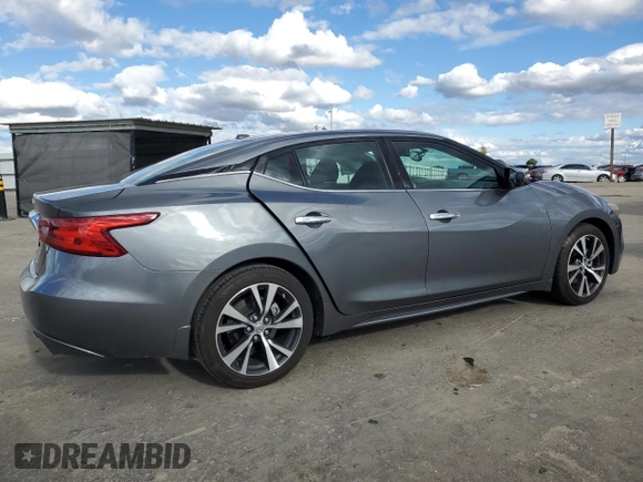 2017 Nissan Maxima S with VIN 1N4AA6AP8HC381970, listed as a Copart auction lot 44654555 with 78,491 mi miles and Salvage Title. Bid and sale history available at DreamBid. Image 3.