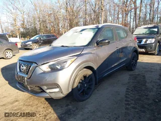 2020 Nissan Kicks SR with VIN 3N1CP5DV6LL578092, listed as a IAAI auction lot 41410993 with 14,992 mi miles. Bid and sale history available at carsss.com. Image 17.