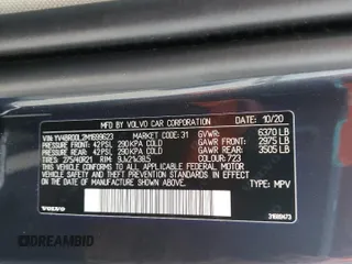2021 Volvo XC90 Inscription Expression with VIN YV4BR00L2M1699623, listed as a Copart auction lot 58399905 with Not provided miles and Salvage title. Bid and sale history available at DreamBid. Image 13.