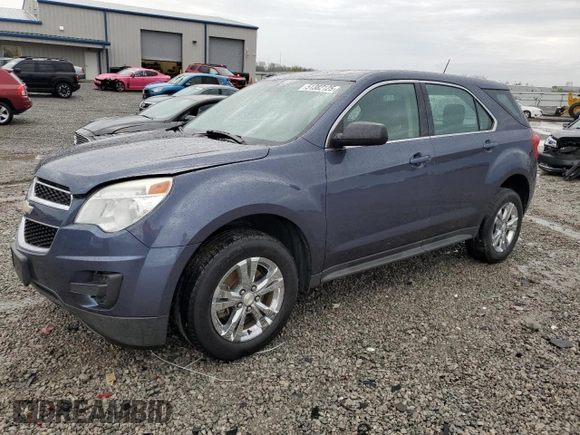 2014 Chevrolet Equinox LS with VIN 2GNALAEK8E6308390, listed as a Copart auction lot 51382125 with 105,641 mi miles and Salvage Title. Bid and sale history available at carsss.com. Image 1.