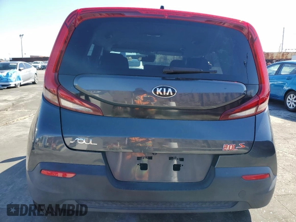 2020 Kia Soul S with VIN KNDJ23AUXL7716918, listed as a Copart auction lot 48226025 with 65,249 mi miles and Salvage Title. Bid and sale history available at DreamBid. Image 6.