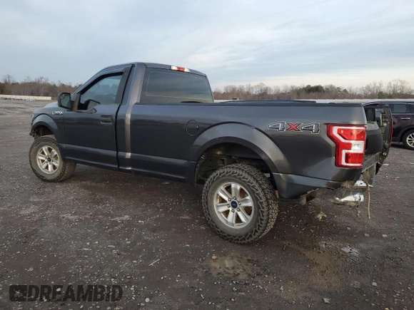 2018 Ford F-150 XL with VIN 1FTMF1EB3JKF50962, listed as a Copart auction lot 85666114 with 85,255 mi miles and Salvage Title. Bid and sale history available at carsss.com. Image 2.