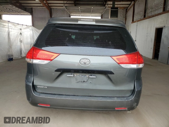 2013 Toyota Sienna L with VIN 5TDZK3DC7DS336061, listed as a Copart auction lot 50715775 with 111,615 mi miles and Salvage Title. Bid and sale history available at carsss.com. Image 6.