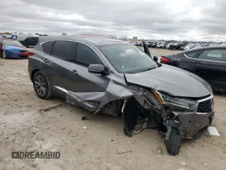 2022 Acura RDX w/Technology Package with VIN 5J8TC2H57NL008846, listed as a Copart auction lot 45051665 with 33,139 mi miles and Salvage Title. Bid and sale history available at carsss.com. Image 4.