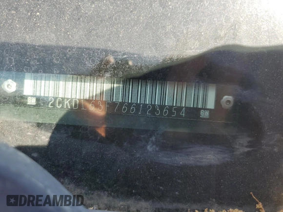 2006 Pontiac Torrent z VIN 2CKDL63F766123654, wystawiony jako Copart lot #52411485 z przebiegiem 164 062 mil mil oraz Szkoda całkowita • Salvage title. Historia ofert i sprzedaży dostępna na DreamBid. Obrazek 14.