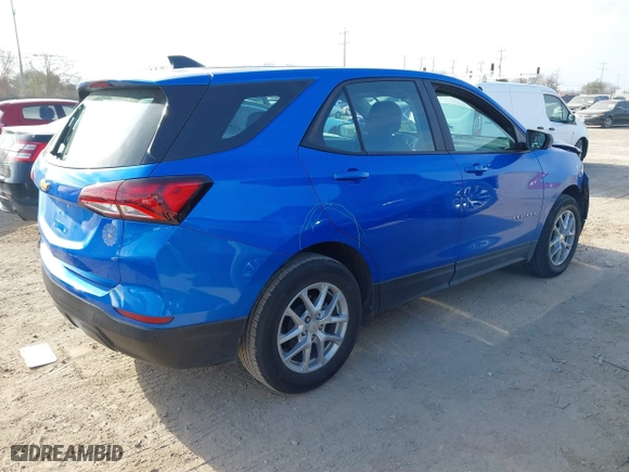 2024 Chevrolet Equinox LS with VIN 3GNAXHEG1RL170296, listed as a IAAI auction lot 41626954 with 36,780 mi miles. Bid and sale history available at carsss.com. Image 4.