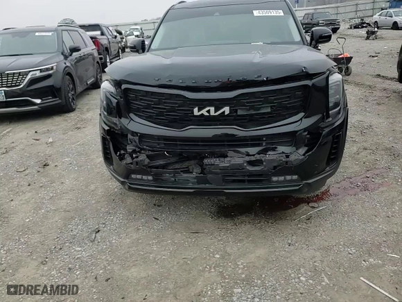 2022 Kia Telluride SX with VIN 5XYP5DHC1NG228824, listed as a Copart auction lot 43509135 with 70,708 mi miles and Salvage Title. Bid and sale history available at carsss.com. Image 11.