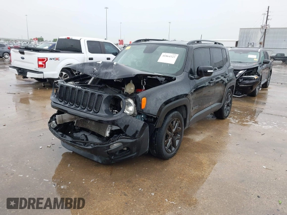 2018 Jeep Renegade Latitude with VIN ZACCJABB2JPJ10216, listed as a IAAI auction lot 41864523 with 72,256 mi miles and . Bid and sale history available at DreamBid. Image 19.