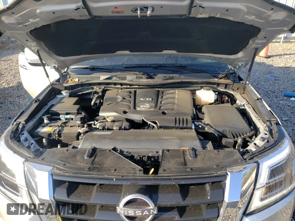 2023 Nissan Armada SV with VIN JN8AY2AC4P9181843, listed as a Copart auction lot 74783654 with 24,083 mi miles and Salvage Title. Bid and sale history available at carsss.com. Image 12.