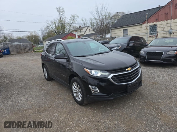 2018 Chevrolet Equinox LT with VIN 2GNAXSEV1J6103315, listed as a Copart auction lot 53917715 with 106,200 mi miles and Clean Title. Bid and sale history available at carsss.com. Image 1.