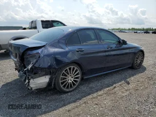 2017 Mercedes-Benz C 43 AMG with VIN 55SWF6EB4HU181167, listed as a Copart auction lot 59149685 with 107,499 mi miles and Salvage title. Bid and sale history available at DreamBid. Image 3.
