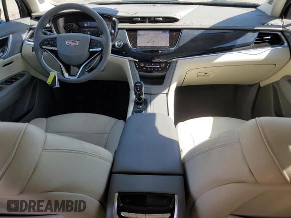 2024 Cadillac XT6 FWD Premium Luxury with VIN 1GYKPCRS7RZ737726, listed as a Copart auction lot 47471965 with 7,974 mi miles and Salvage Title. Bid and sale history available at carsss.com. Image 8.