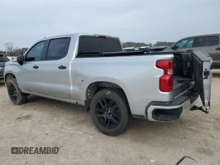 2022 Chevrolet Silverado 1500 Custom with VIN 1GCPABEK8NZ564404, listed as a Copart auction lot 47137815 with 24,760 mi miles and Salvage Title. Bid and sale history available at DreamBid. Image 2.