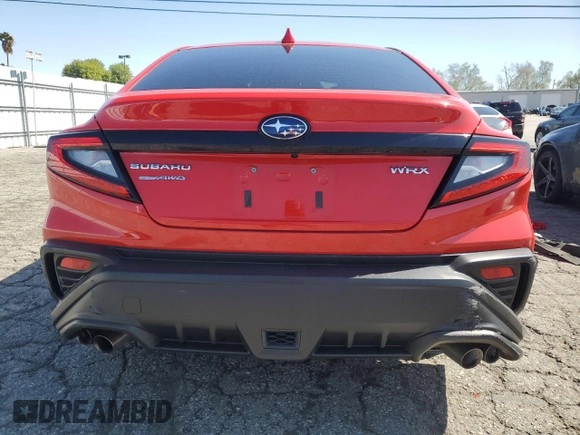 2022 Subaru WRX z VIN JF1VBAB69N8014825, wystawiony jako Copart lot #49662115 z przebiegiem 57 363 mil mil oraz Szkody całkowita. Historia ofert i sprzedaży dostępna na DreamBid. Obrazek 6.