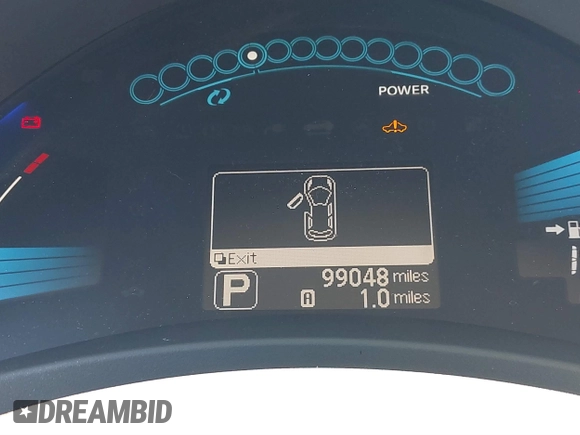 2011 Nissan LEAF SL-e z VIN JN1AZ0CP9BT000778, wystawiony jako IAAI lot #41655461 z przebiegiem 99 048 mil mil oraz . Historia ofert i sprzedaży dostępna na DreamBid. Obrazek 12.