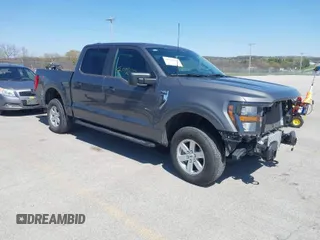 2023 Ford F-150 XL with VIN 1FTFW1E87PKE03582, listed as a IAAI auction lot 41982735 with 30,007 mi miles. Bid and sale history available at carsss.com. Image 1.