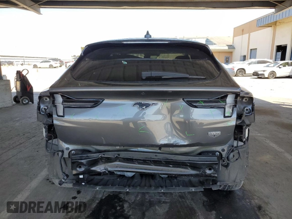 2021 Ford Mustang Mach-E California Route 1 with VIN 3FMTK2R7XMMA36084, listed as a Copart auction lot 54714775 with 59,087 mi miles and Salvage title. Bid and sale history available at DreamBid. Image 6.