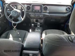 2021 Jeep Wrangler Unlimited Sport S with VIN 1C4HJXDN8MW856373, listed as a Copart auction lot 48257225 with 107,998 mi miles and Salvage Title. Bid and sale history available at carsss.com. Image 8.
