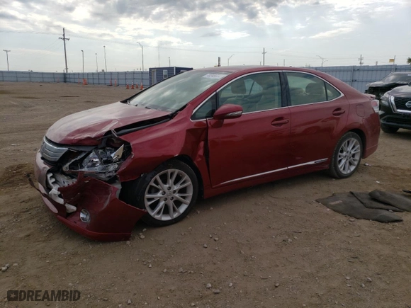 2010 Lexus HS 250h with VIN JTHBB1BA7A2006431, listed as a Copart auction lot 70245674 with 136,173 mi miles and Salvage Title. Bid and sale history available at carsss.com. Image 1.