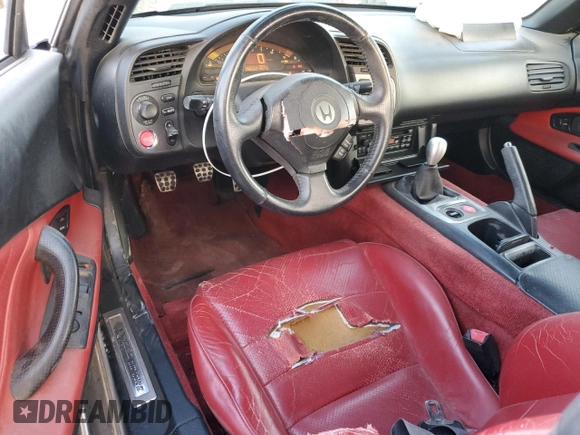 2001 Honda S2000 z VIN JHMAP114X1T006801, wystawiony jako Copart lot #48923585 z przebiegiem 50 502 mil mil oraz Szkoda całkowita • Salvage title. Historia ofert i sprzedaży dostępna na DreamBid. Obrazek 8.