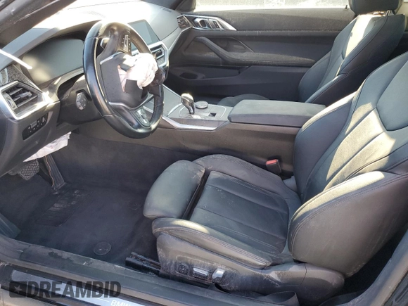 2021 BMW 4 Series 430i xDrive with VIN WBA73AP00MCE73967, listed as a Copart auction lot 75868144 with 28,132 mi miles and Salvage Title. Bid and sale history available at carsss.com. Image 7.