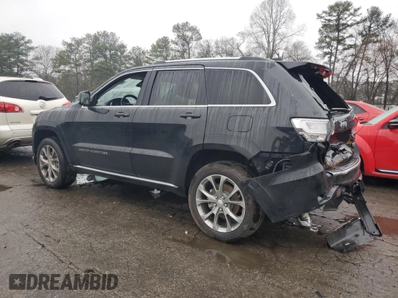 2021 Jeep Grand Cherokee Summit with VIN 1C4RJFJG6MC674077, listed as a Copart auction lot 44594475 with 46,794 mi miles and Salvage Title. Bid and sale history available at carsss.com. Image 2.