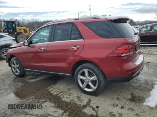 2016 Mercedes-Benz GLE 350 with VIN 4JGDA5HBXGA771552, listed as a Copart auction lot 45095975 with 68,369 mi miles and Salvage title. Bid and sale history available at DreamBid. Image 2.